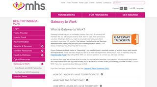 
                            8. Gateway to Work | MHS Indiana