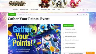 
                            4. Gather Your Points! Event - Summoners War Ratings Guide