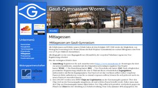 
                            12. Gauß-Gymnasium Worms: Mittagessen