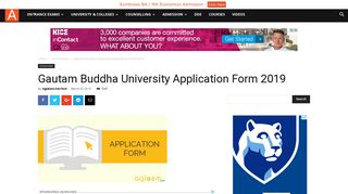 
                            5. Gautam Buddha University Application Form 2018 | AglaSem Admission