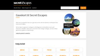 
                            12. Gavekort fra Secret Escapes | Spar op til 70 % på luksusrejser ...