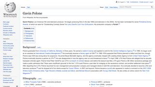 
                            3. Gavin Polone - Wikipedia