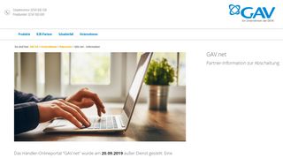 
                            1. GAV.net Login