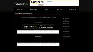 
                            4. Gay Chat Banner von gaychat24.eu