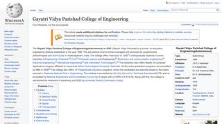 
                            9. Gayatri Vidya Parishad College of Engineering - Wikipedia