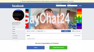 
                            9. gaychat24.eu - About | Facebook