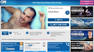 
                            3. GayNetwork.co.uk: Gay Chat With Genuine Guys. Call For Gay Chat