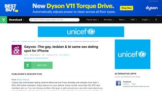 
                            10. Gayvox -The gay, lesbian & bi same sex dating spot for iOS - Free ...