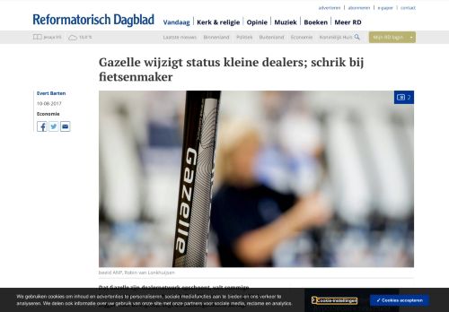 
                            6. Gazelle wijzigt status kleine dealers; schrik bij fietsenmaker - RD.nl