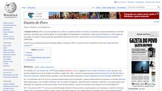 
                            8. Gazeta do Povo – Wikipédia, a enciclopédia livre