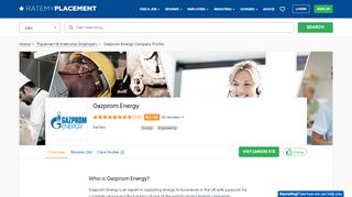 
                            12. Gazprom Energy Placements, Internships, Jobs and Reviews ...