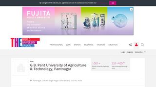 
                            11. G.B. Pant University of Agriculture & Technology, Pantnagar World ...