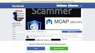 
                            12. GB21 MCAP Gainbitcoin is a fraud - Posts | Facebook