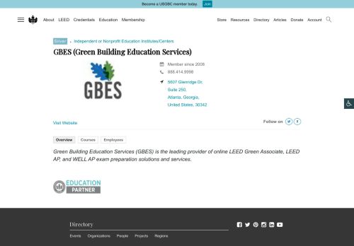
                            2. GBES (Green Building Education Services) | U.S. Green Building ...