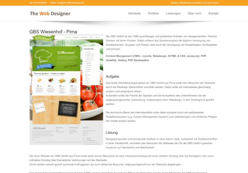 
                            6. GBS Wiesenhof - Pirna - The Web Designer - Homepage ...