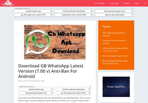 
                            7. Gbwhatsapp apk 7.81 Download Latest Version: Review & Tutorial ...