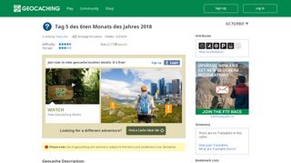 
                            7. GC7QRBD Tag 5 des 6ten Monats des Jahres 2018 (Unknown Cache ...