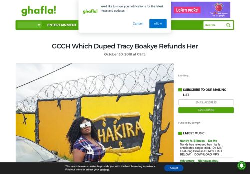 
                            11. GCCH Which Duped Tracy Boakye Refunds Her - Ghafla! Ghana