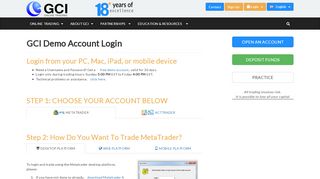 
                            5. GCI Demo Login Page | Free Practice Account ... - GCI Financial