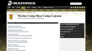 
                            7. GCSS-MC Information - Marine Corps Base Camp Lejeune - Marines.mil