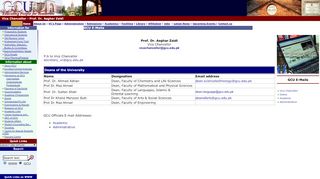
                            3. GCU Emails - .:.GC University Lahore