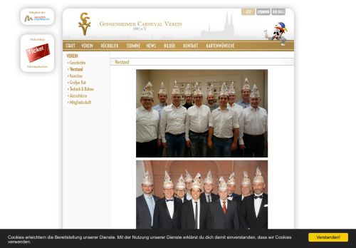 
                            6. GCV - Gonsenheimer Carneval-Verein: Vorstand