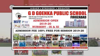 
                            1. GD Goenka Public School, Firozabad | Affiliated to C.B.S.E