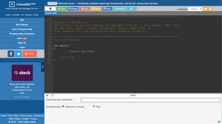 
                            7. GDB online Debugger | Compiler - Code, Compile, Run, Debug online ...