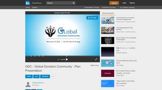 
                            6. GDC - Global Donation Community - Plan Presentation - SlideShare