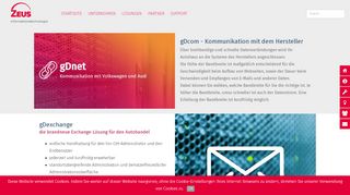 
                            2. gDnet – ZEUS Informationstechnologie GmbH
