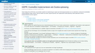 
                            9. GDPR: CookieBot implementeren als Cookie-oplossing - LogiVert ...