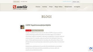 
                            9. GDPR Tapahtumanjärjestäjälle - Eventilla