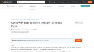 
                            4. GDPR with data collected through Facebook login - General Data ...
