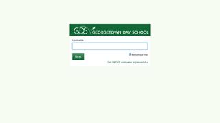 
                            2. GDS Login - Georgetown Day School