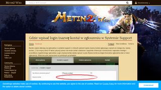 
                            11. Gdzie wpisać login (nazwę konta) w zgłoszeniu w Systemie Support ...