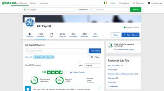 
                            10. GE Capital Reviews | Glassdoor.ie