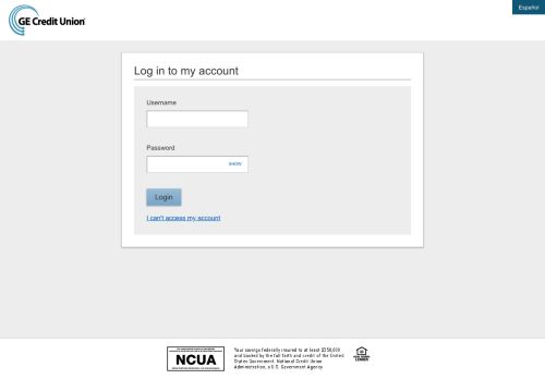 
                            6. GE Credit Union | Login