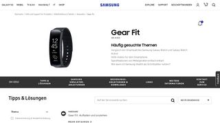 
                            3. Gear Fit | Samsung Service DE