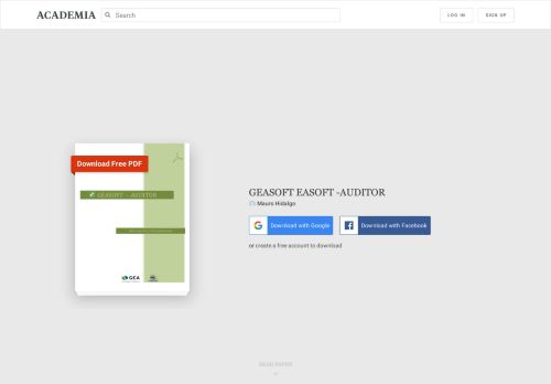 
                            11. GEASOFT EASOFT -AUDITOR | MAURO HIDALGO - Academia.edu