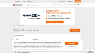 
                            2. Gebraucht- und Neuwagen - Suche bei mobile.de - Mobile