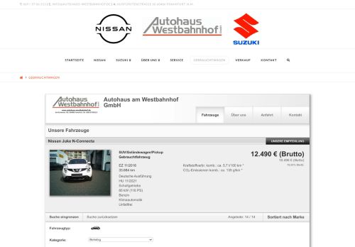 
                            2. Gebrauchtwagen | Autohaus am Westbahnhof