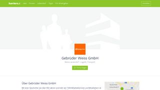 
                            6. Gebrüder Weiss GmbH: Karrierechancen, Kontaktdaten, Fotos ...