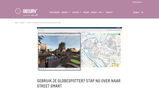 
                            10. Gebruik je Globespotter? Stap nu over naar Street Smart - Obsurv