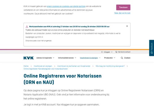 
                            11. Gebruikers online registreren notarissen - KvK