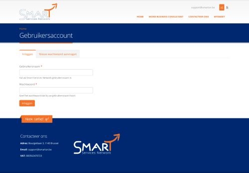 
                            3. Gebruikersaccount | Smart Services Network