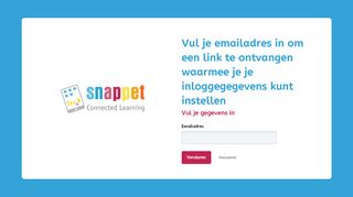 
                            3. Gebruikersnaam / wachtwoord aanvragen - Snappet Leerkracht ...