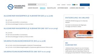 
                            3. Gebühren, Abgaben und Preise - Hamburg Wasser