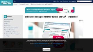 
                            11. Gebührenordnungskommentar zu EBM und GOÄ - jetzt online ...