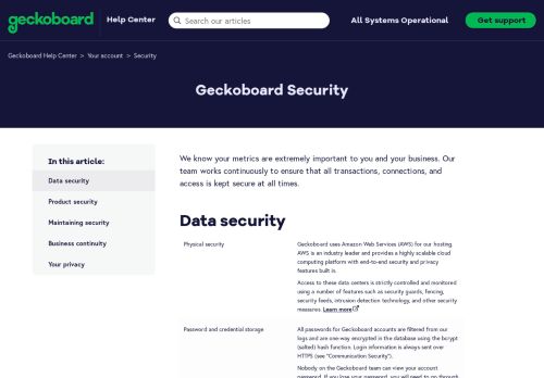 
                            9. Geckoboard Security – Geckoboard Help Center