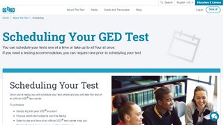 
                            3. GED®: Get Your GED - Schedule Your Test Online - GED.com